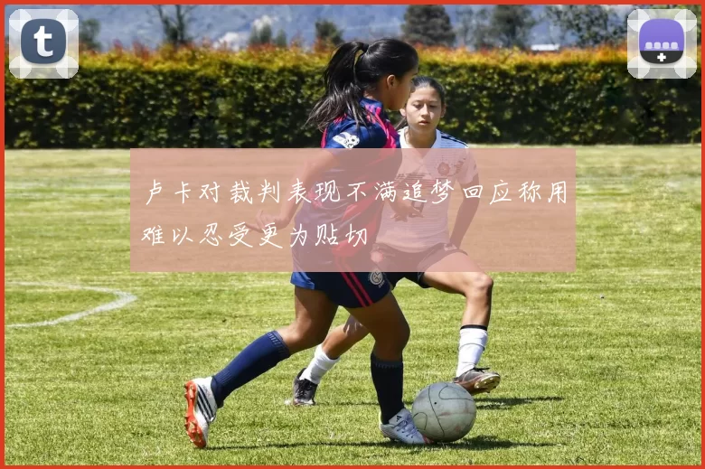 卢卡对裁判表现不满追梦回应称用难以忍受更为贴切