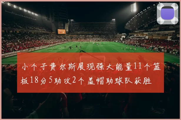 小个子费尔斯展现强大能量11个篮板18分5助攻2个盖帽助球队获胜